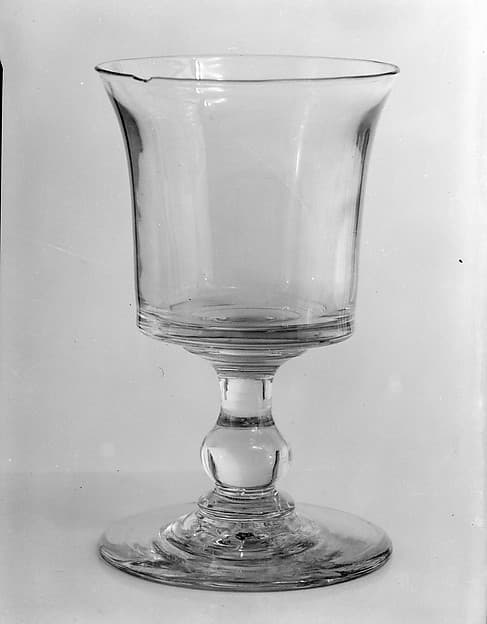 Goblet, by Jersey Glass Company of George Dummer