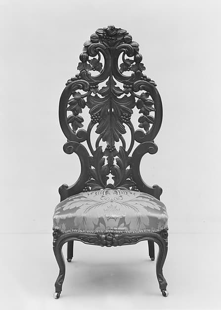 Slipper Chair, by John Henry Belter