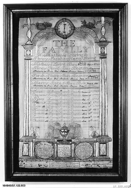 Sampler, by Hannah B. Loring