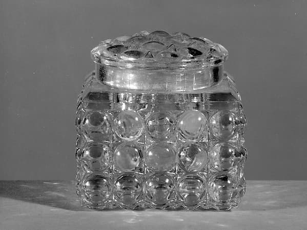 Inkwell, by Richards and Hartley Flint Glass Co.