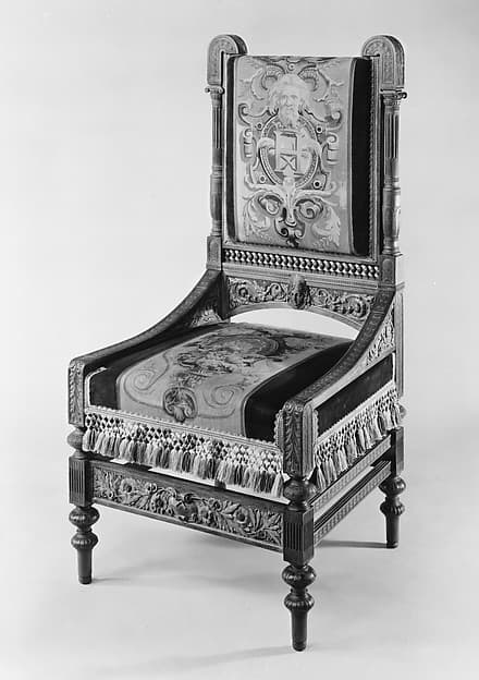 Side chair, by Pottier and Stymus Manufacturing Company