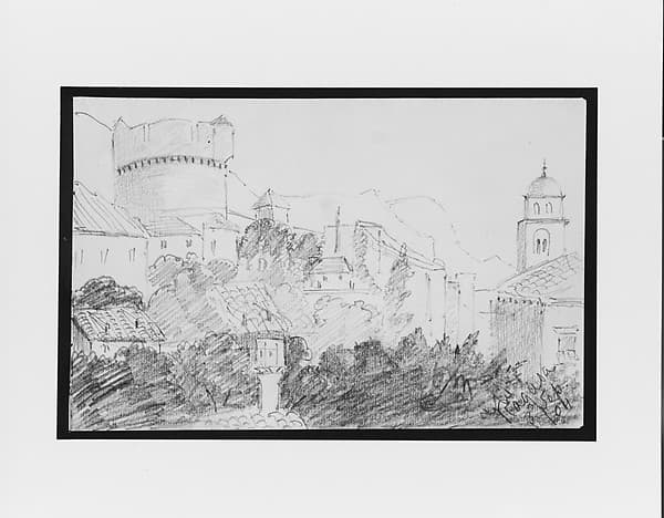 Ragusa (from Sketchbook), by Mary Newbold Sargent