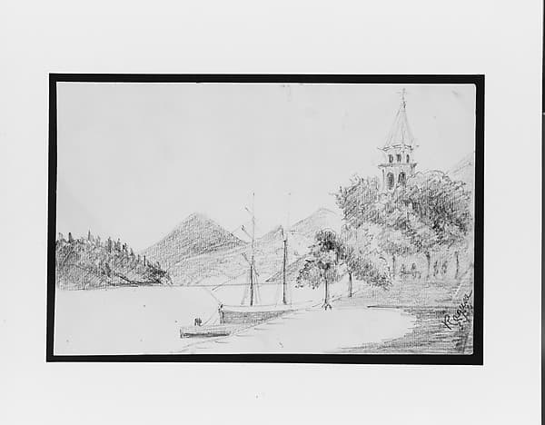 Ragusa (from Sketchbook), by Mary Newbold Sargent