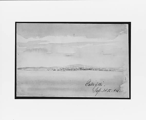 Gallipoli (from Sketchbook), by Mary Newbold Sargent