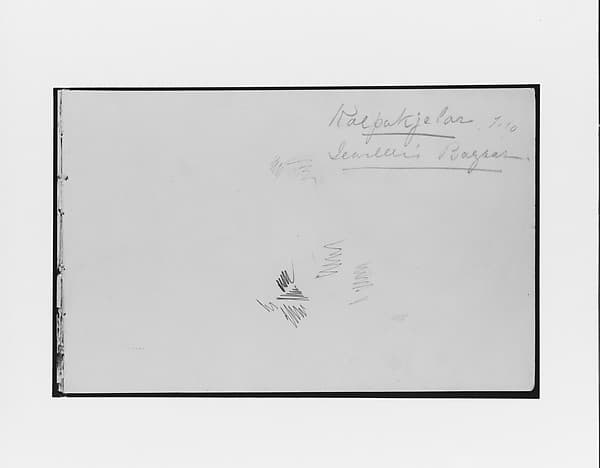 Kalpakjelar (?) (from Sketchbook), by Mary Newbold Sargent