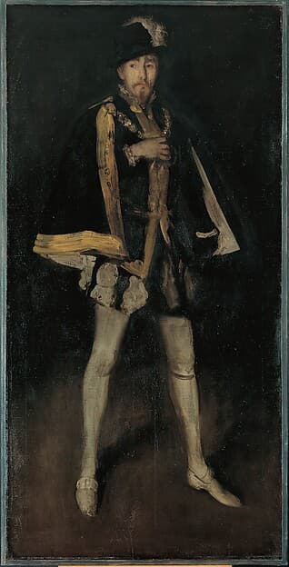 Arrangement in Black, No. 3: Sir Henry Irving as Philip II of Spain, by James McNeill Whistler