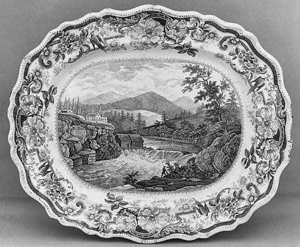 Picturesque Views/ Little Falls at Luzerne/ Hudson River., by James and Ralph Clews