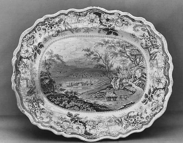 Picturesque Views / Newburg / Hudson River, by James and Ralph Clews