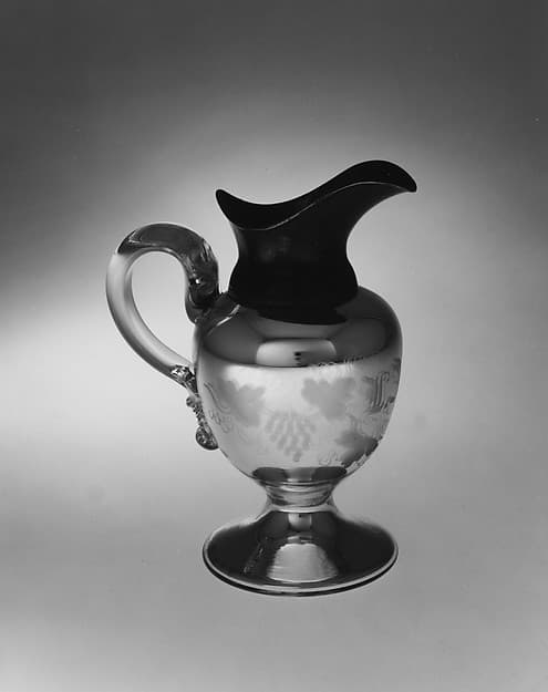 Jug, by Boston Silver Glass Company