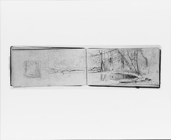 Stony Clove, June 26, 1870 (recto, from sketchbook), by Jervis McEntee