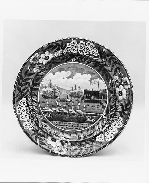 Plate, by James and Ralph Clews