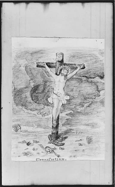 "Crucifixion" (from Sketchbook), by John William Casilear