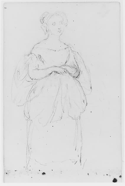Female Figure (from Sketchbook), by Asher Brown Durand