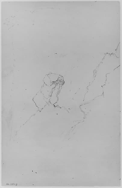 Rock Study (from Sketchbook), by Daniel Huntington