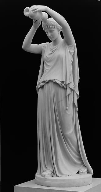 Antigone Pouring a Libation over the Corpse of Her Brother Polynices, by William Henry Rinehart
