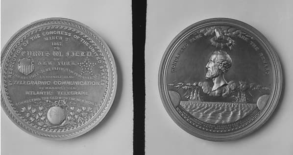Cyrus Field Congressional Medal, by William Barber