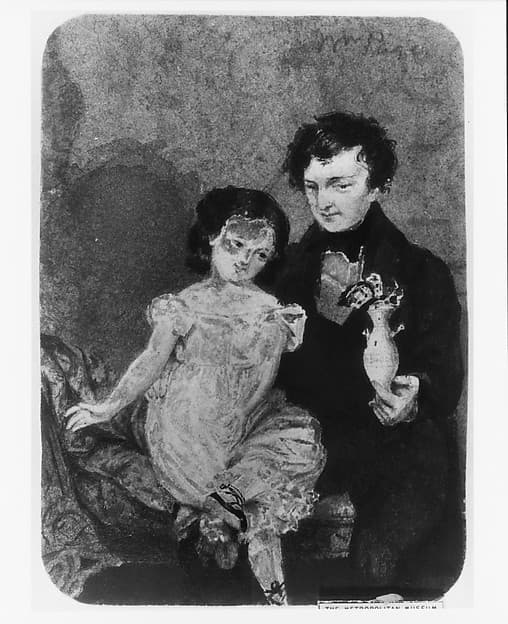 Man and Child (from McGuire Scrapbook), by William Page