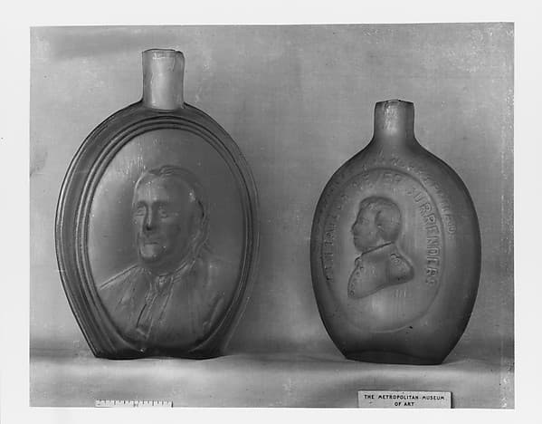 Flask, by Dyottville Glass Works