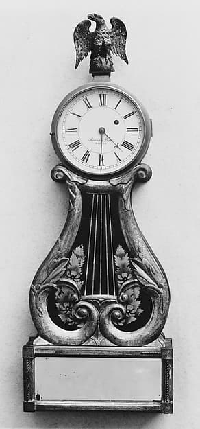 Lyre Clock, by John Sawin
