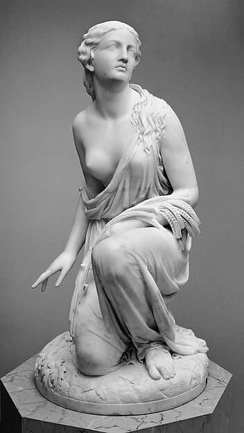 Ruth Gleaning, by Randolph Rogers