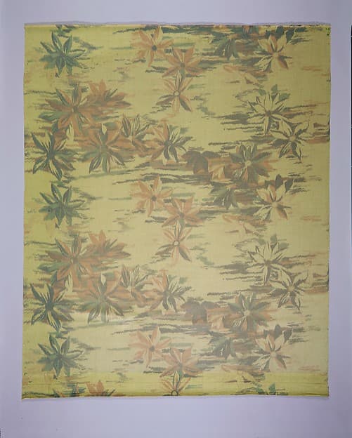 Clematis textile, by Associated Artists