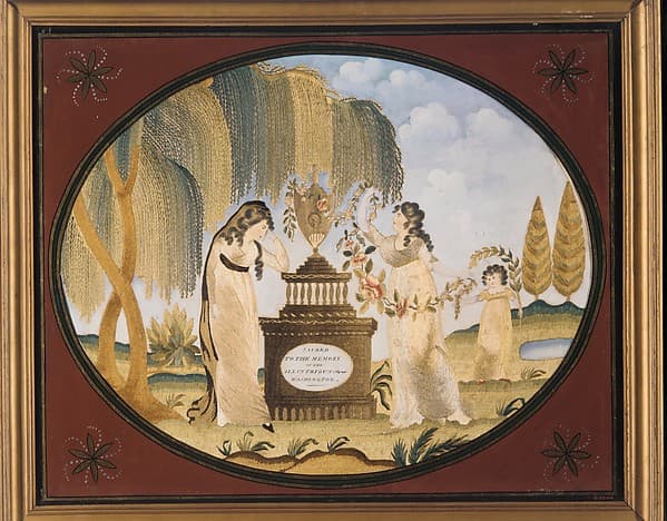 Embroidered Picture, by Elizabeth Folwell's School