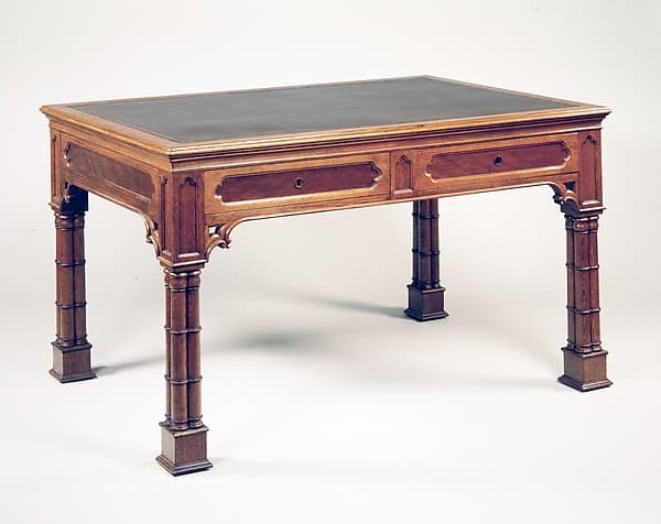 Library Table, by Alexander Jackson Davis