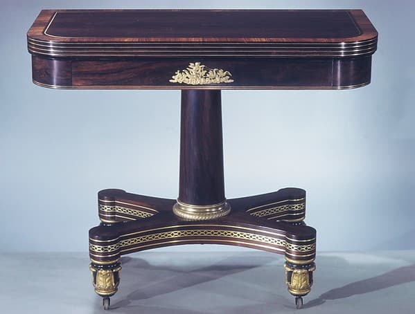 Card Table, by Duncan Phyfe