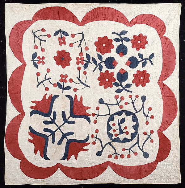 Crib Quilt, Album pattern