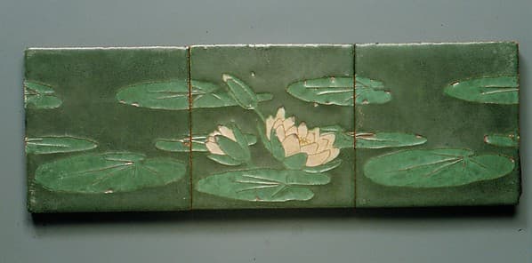 Tile, by Grueby Faience Company