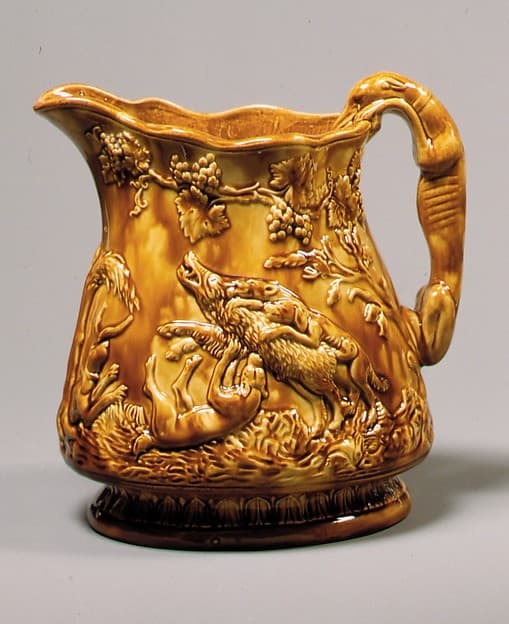 Pitcher, by E. & W. Bennett Pottery