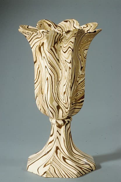 Celery vase, by United States Pottery Company