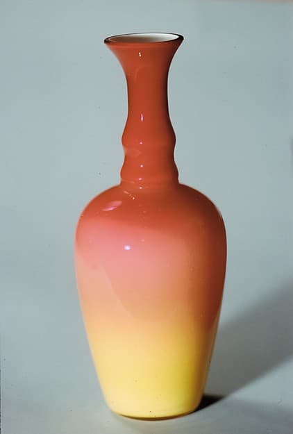 Vase, by Hobbs, Brockunier and Company