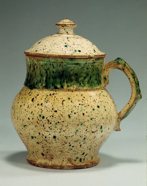 Covered mug, by John Bell