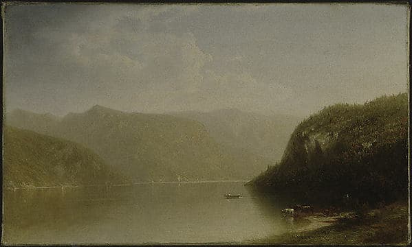 Mountain Lake Scene, by John William Casilear
