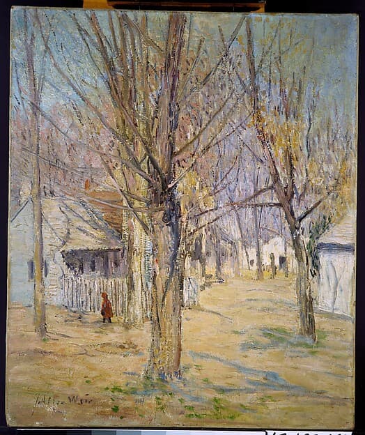 Connecticut Village (Going to School), by Julian Alden Weir