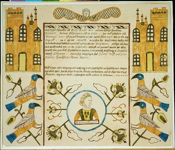 Birth and Baptismal Certificate