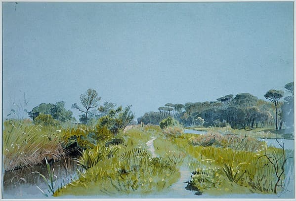 Castel Fusano—Near Rome, by William Stanley Haseltine