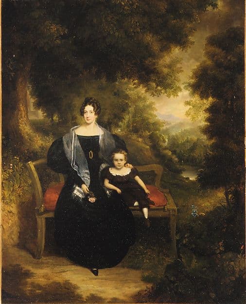 Portrait of a Lady and Child, by George W. Twibill Jr.