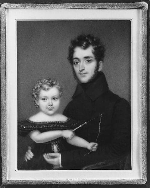 Ferdinand Sands and his Son Joseph, by Nathaniel Rogers