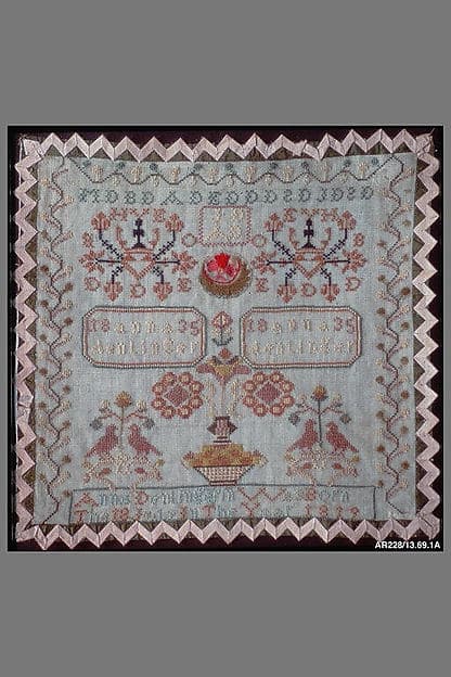 Sampler, by Anna Denlinger