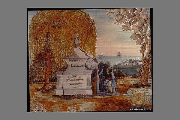 Memorial to Salome and Moses Brown, by Charlotte Brown