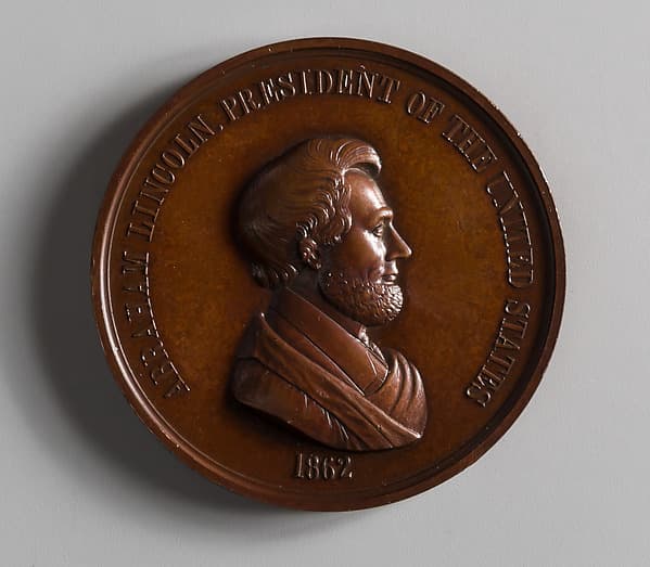 President Lincoln's Inauguration Medal, by Salathiel Ellis