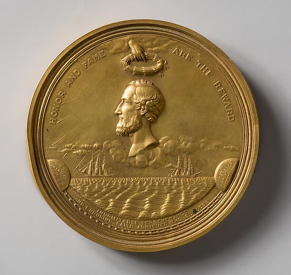 Congressional Medal to Cyrus W. Field for the Successful Laying of the Atlantic Cable, by William Barber