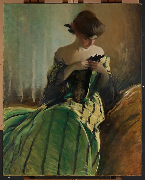 Study in Green and Black, by John White Alexander
