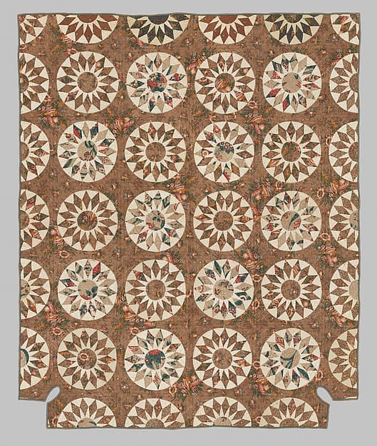 Sunburst Quilt, by Unknown