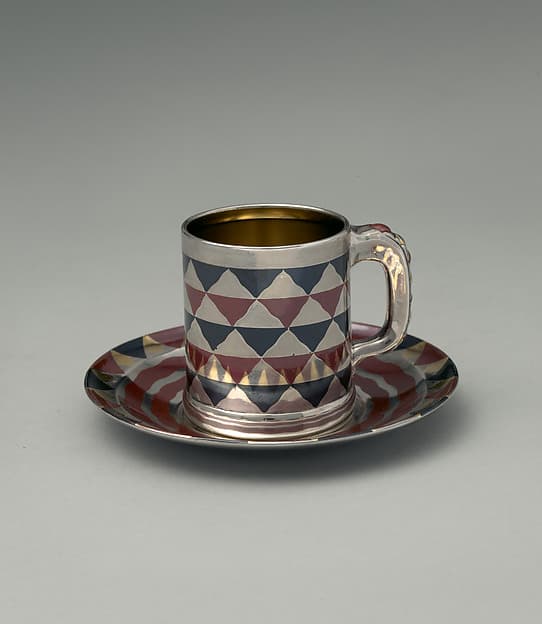Cup and saucer, by Tiffany & Co.