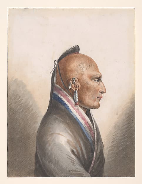 The Chief of the Little Osages, by Pavel Petrovich Svinin