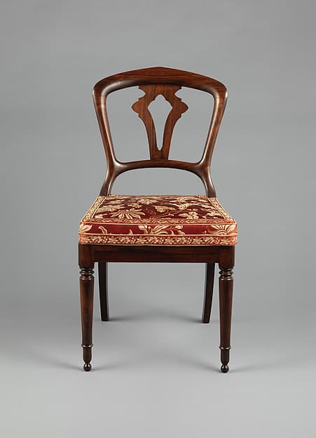 Side chair, by D. Phyfe & Son