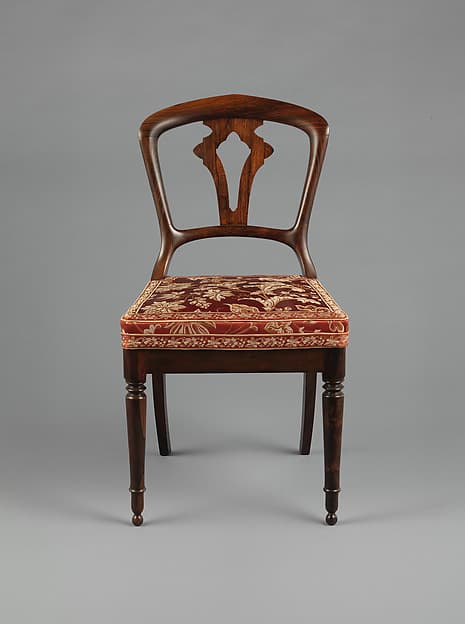 Side chair, by D. Phyfe & Son